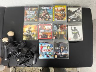 PlayStation 3 160GB con 2 controller e 10 giochi