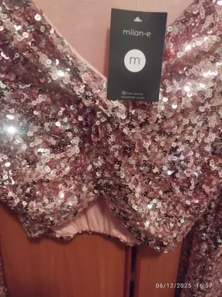 Top lentejuelas Milan-e talla M