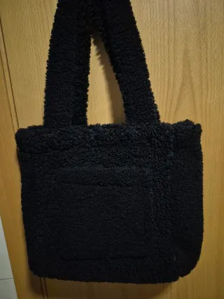 Bolso de Hombro Borrego Negro