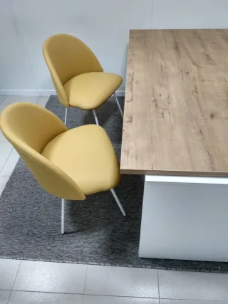 Alfombra sintética texturizada tonos grises