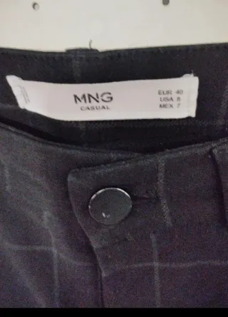 Pantalón de vestir cuadros T/L