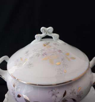 Limoges - Set Piatto e Portacioccolatini