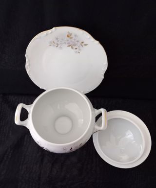 Limoges - Set Piatto e Portacioccolatini