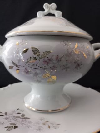 Limoges - Set Piatto e Portacioccolatini