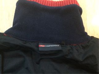 Maglietta alpina vintage con cerniera. Sci/neve