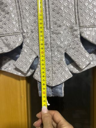 Corpiño Fallera Ernesto Santolaya Gris Plateado