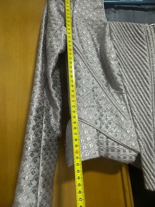 Corpiño Fallera Ernesto Santolaya Gris Plateado