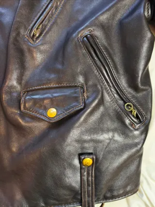 Chaqueta Schott Perfecto 115 Marrón