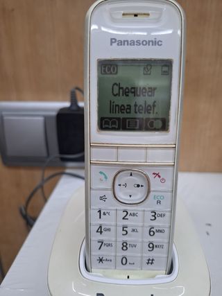 Teléfono Inalámbrico Panasonic Beige I OTROS