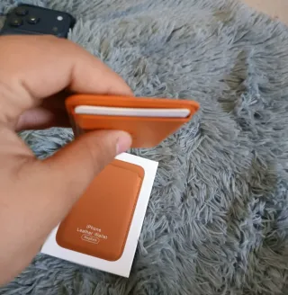 Cartera Magsafe Apple Cuero Marrón