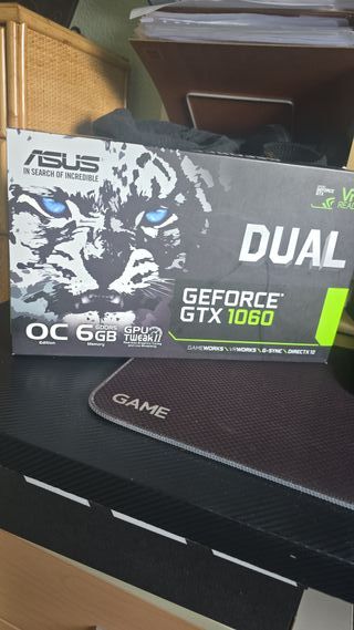 Tarjeta Gráfica Asus GTX 1060 6GB OC