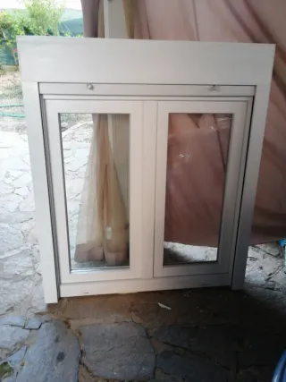 Ventana blanca doble cristal