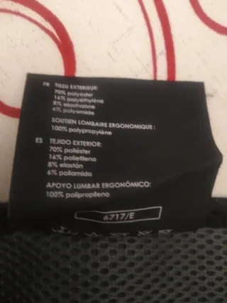 Faja lumbar moto negra