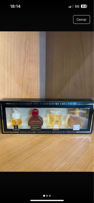 Cofanetto miniature di profumi vintage