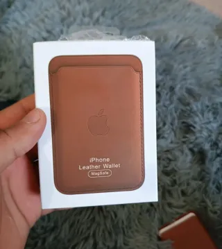 Cartera Apple de Piel MagSafe Marrón