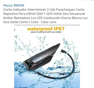 2 Intermitentes Led  para el Infiniti Q