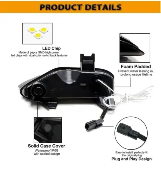 2 Intermitentes Led  para el Infiniti Q