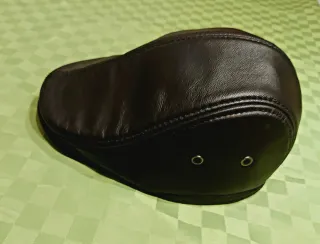 Cappello uomo pelle golf nero taglia 57