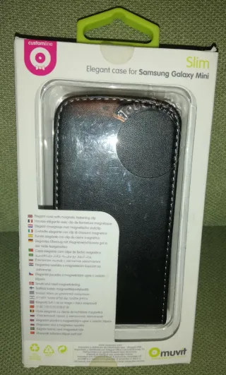 Funda Muvit Samsung Galaxy Mini Negra