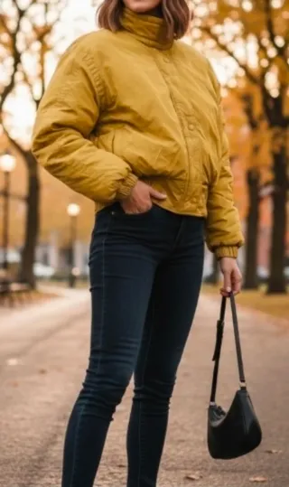 Chaqueta Rox Plumas Verde Talla XL Ref-63500