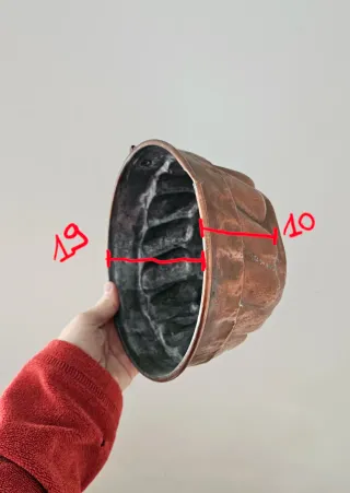 Stampo in rame per dolci antico