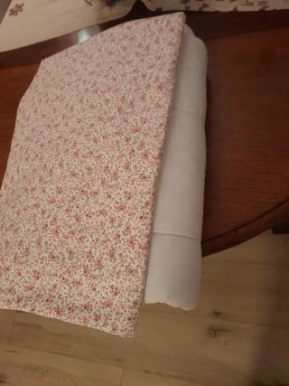 Funda edredón cuna liberty + edredón