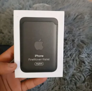 Cartera Apple FineWoven MagSafe Azul