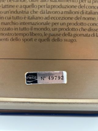 Vassoio Coca Cola Vintage N° 49792