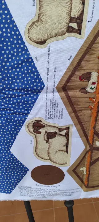 Belén patchwork tela