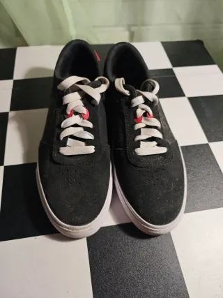 DC Shoes Bambas Talla 38 Negras/Rojas