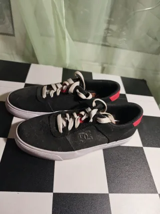 DC Shoes Bambas Talla 38 Negras/Rojas