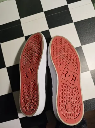 DC Shoes Bambas Talla 38 Negras/Rojas