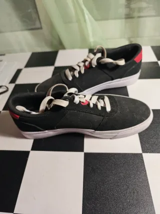 DC Shoes Bambas Talla 38 Negras/Rojas