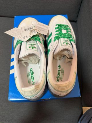 Adidas Sambae W Verde/Blanco. Talla 38 2/3.