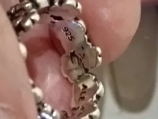 Anillo Pandora Flores Plata