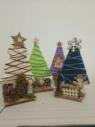 Decoraciónes artesanas Navideña.