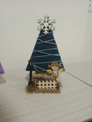 Decoraciónes artesanas Navideña.