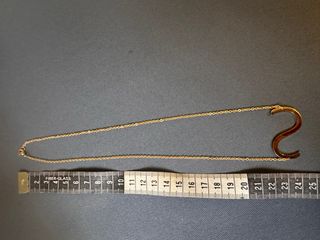 Collar inicial S IBIZA chapado en oro