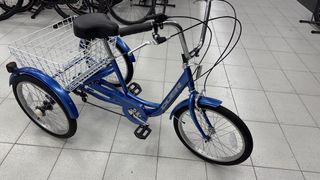 Triciclo Qüer 20” Azul con Cesta - Nuevo