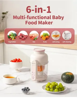 Robot Cocina Bebé AMZCHEF 6-en-1