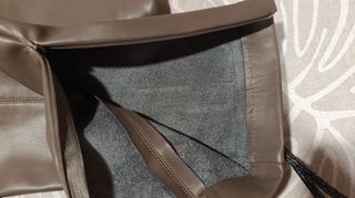 Pantalones Zara efecto piel con forro polar