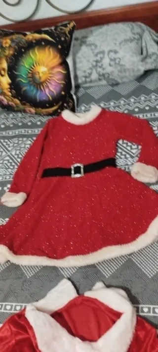 Vestidos Mamá Noel Niña y Adulta