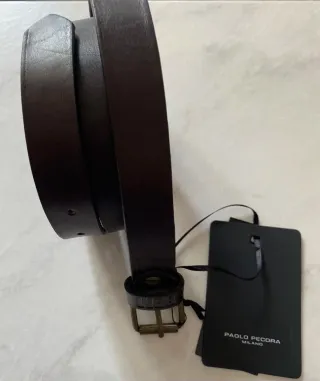 Cintura Paolo Pecora Cuoio Marrone