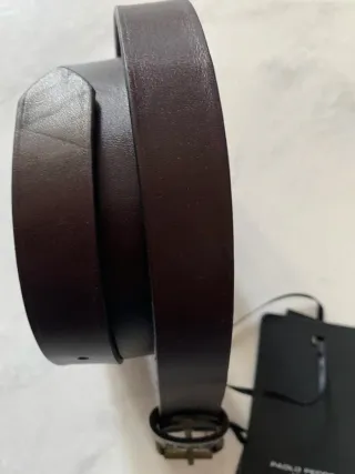 Cintura Paolo Pecora Cuoio Marrone