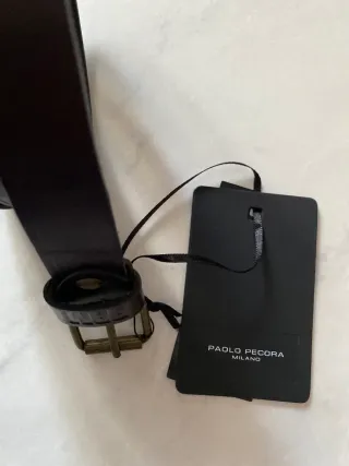 Cintura Paolo Pecora Cuoio Marrone