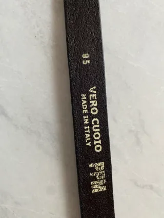 Cintura Paolo Pecora Cuoio Marrone