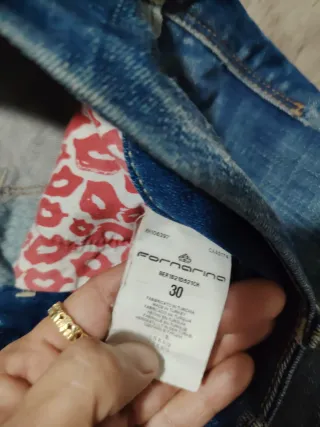 Fornarina Jeans Y2K con Cadenas