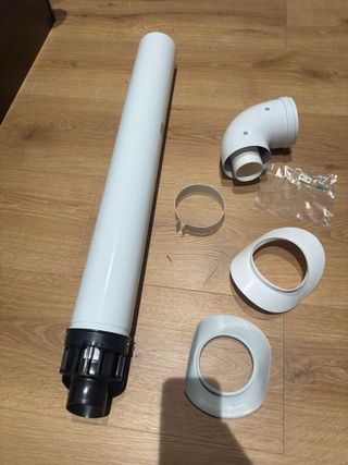 Salida de gases codo y accesorios