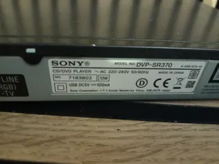 Reproductor DVD Sony DVP-SR370