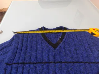 Maglione uomo blu e nero
